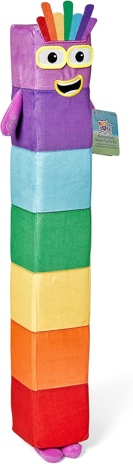 Thumbnail 1 de Learning Resources Numberblock Sette Peluche – Gioco Educativo Morbido Arcobaleno