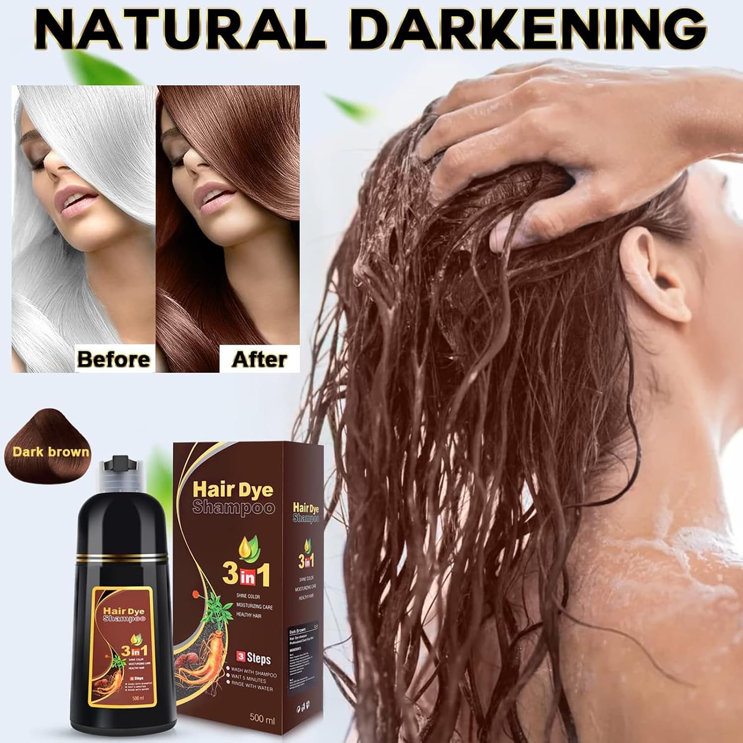 Thumbnail 4 de IIIMEIDU Hair Shampoo 500 ml Haarfärbeshampoo 💇♀