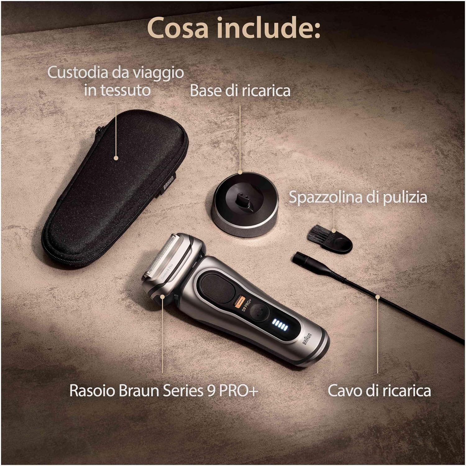 Thumbnail 6 de Braun Series 9 PRO+ rasoio elettrico barba