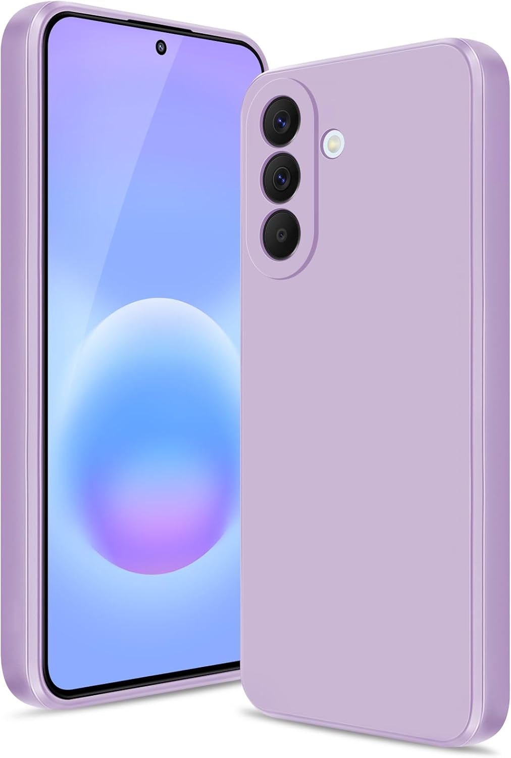 Detalle de Btstring Case for Samsung Galaxy A57 – Soft Silicone Case with Upgraded Camera Protection (Purple)
