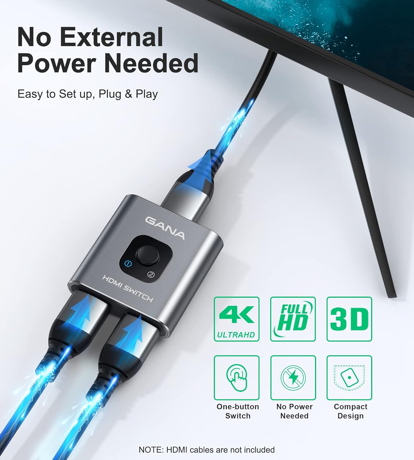 Thumbnail 6 de GANA HDMI Switch 4k@60hz Bidirectional