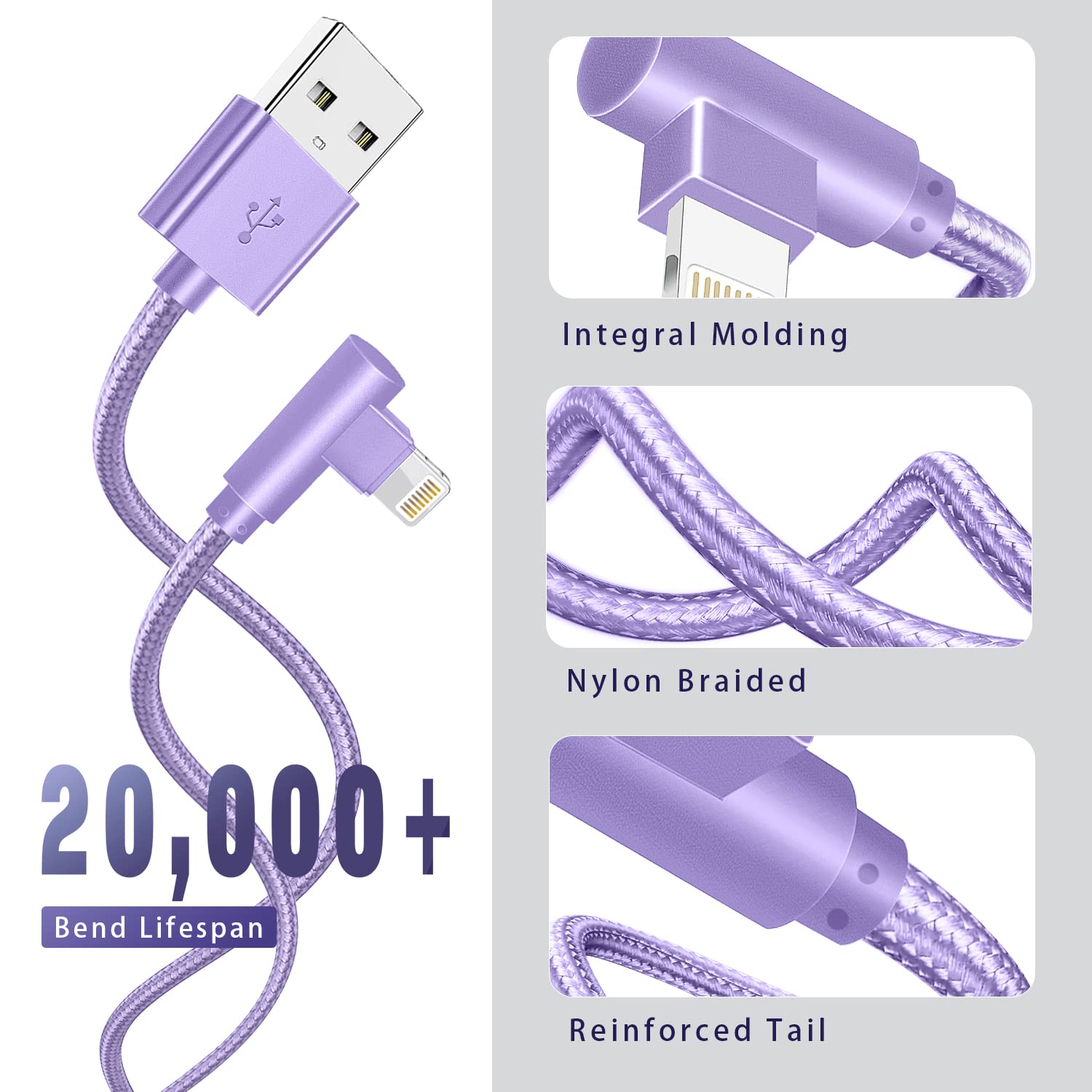 Thumbnail 1 de iPhone Charger 6FT Fast Charging Cable