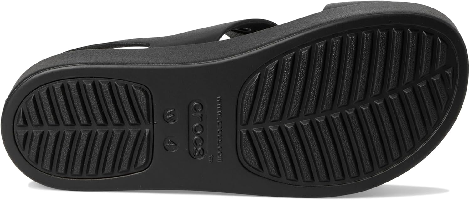 Detalle de Crocs Damen Brooklyn 4u Sandale – leichte Sandale mit verstellbarer Riemenführung