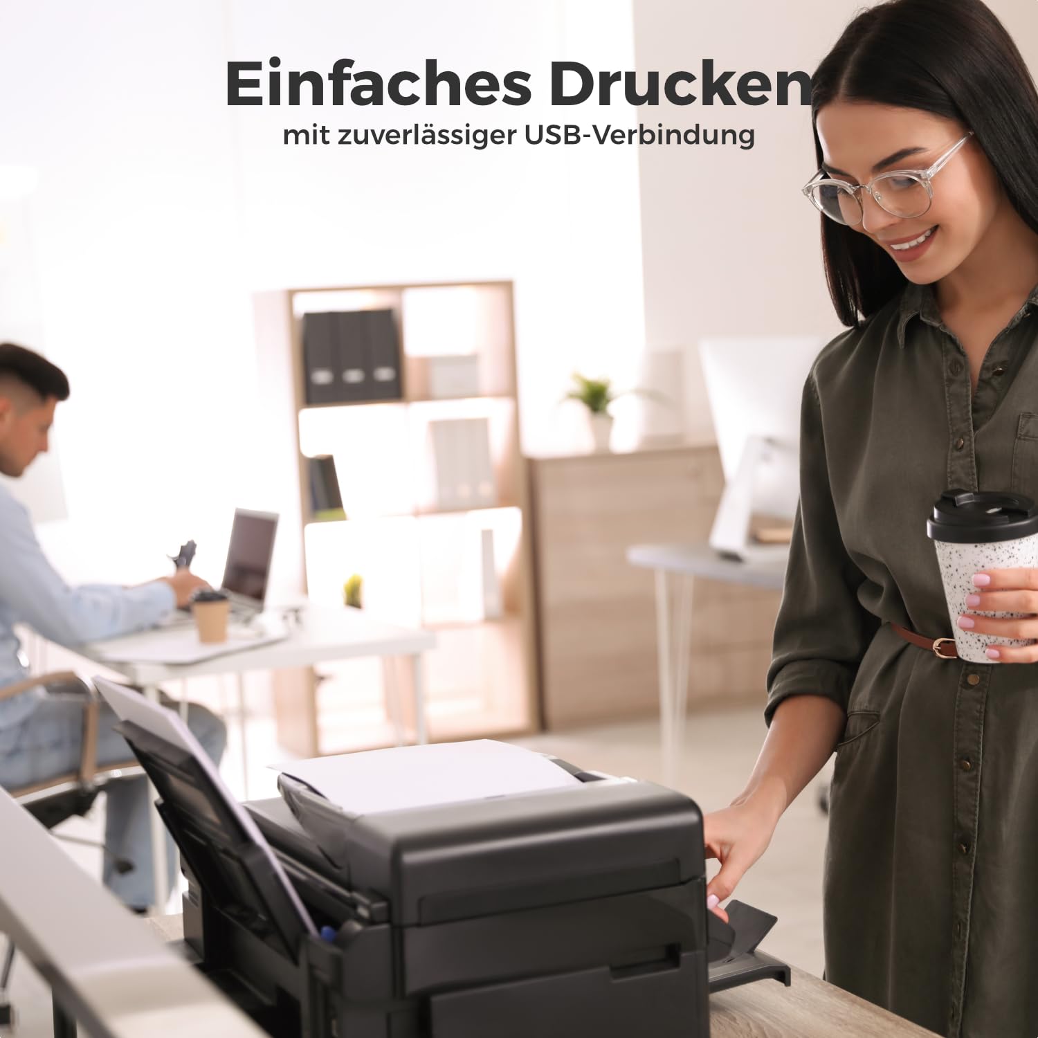 Thumbnail 6 de deleyCON USB-C zu USB-B 2.0 Druckerkabel 1,5 m – Kabel für Drucker, Scanner und Multifunktionsgeräte