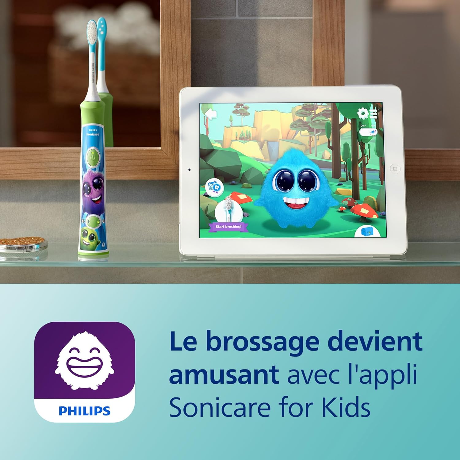 Thumbnail 3 de Brosse à dents électrique Philips Sonicare For Kids HX6352/11