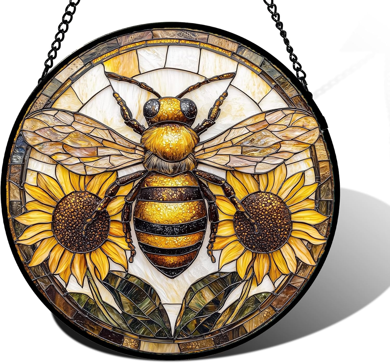 Detalle de Stained Glass Suncatcher, 9.8-Inch