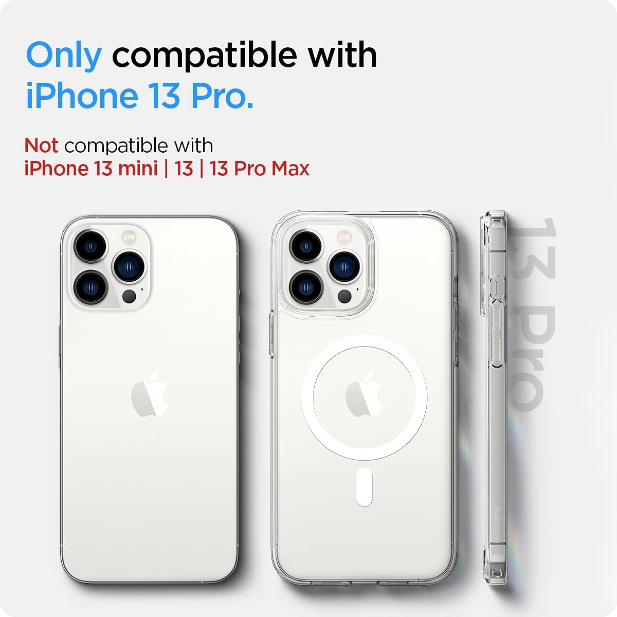 Detalle 2 de Spigen Ultra Hybrid Magfit Coque iPhone 13 Pro anti-jaunissement
