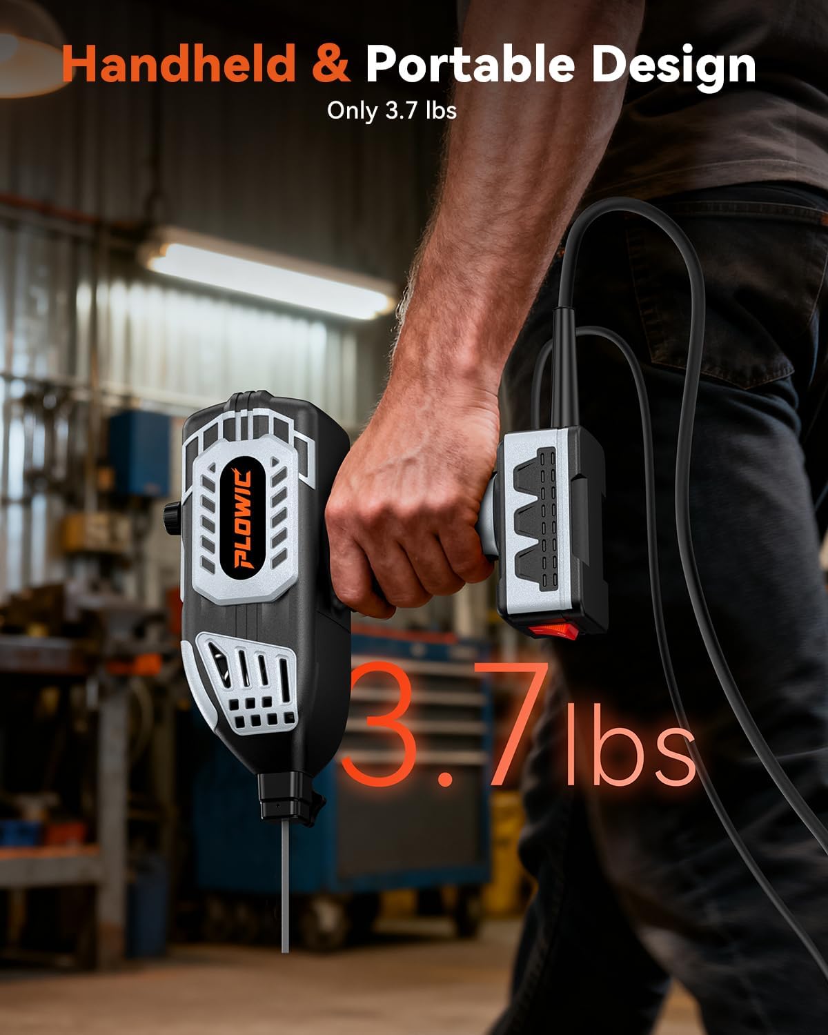 Thumbnail 3 de Portable Welding Machine 110V Handheld Stick Welder (IGBT Inverter) 20–120A + Case & 20 Rods