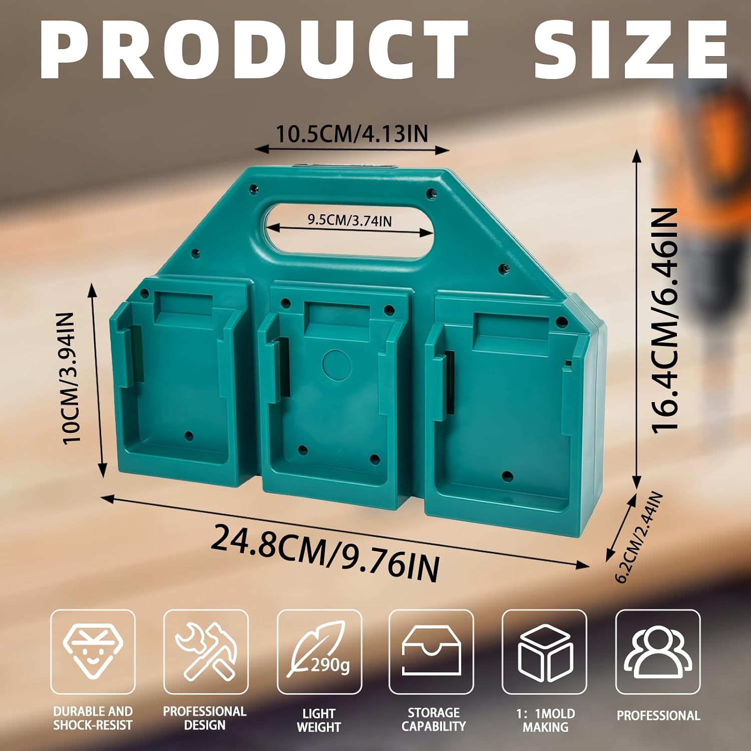 Thumbnail 5 de Battery holder for Makita LXT batteries, 6-slot