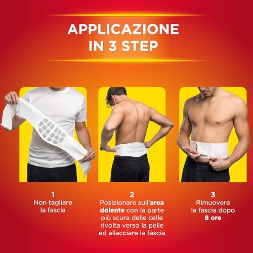 Detalle 2 de ThermaCare: 4 Fasce Autoriscaldanti per il Mal di Schiena