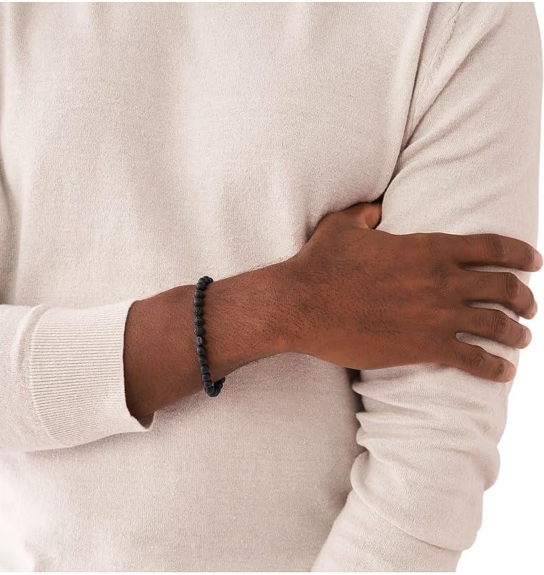 Thumbnail 2 de Emporio Armani Bracciale uomo acciaio onice nero