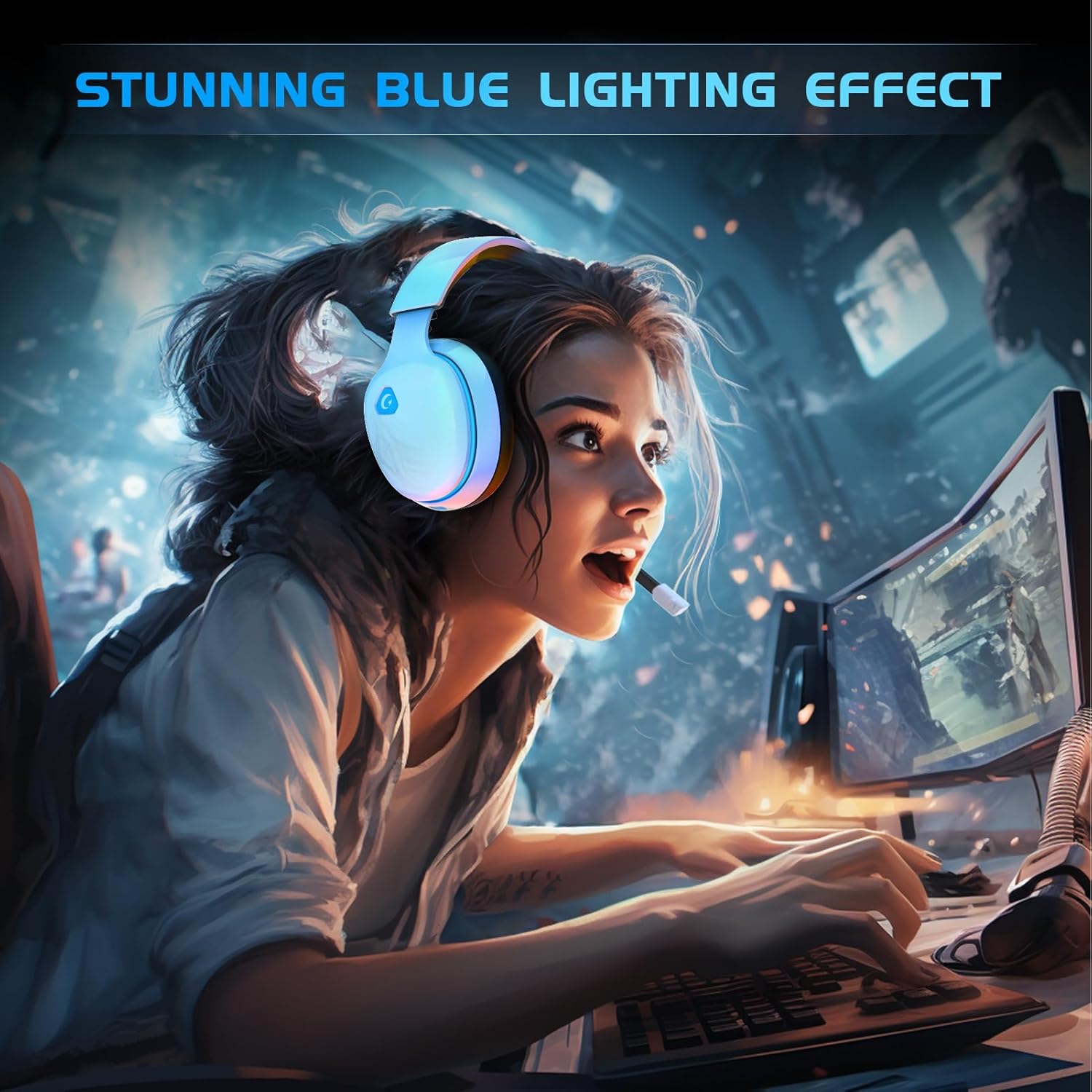 Thumbnail 3 de Gvyugke Captain 300 2.4GHz Wireless Headset