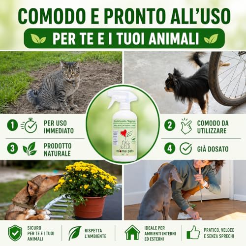 Thumbnail 6 de M' MA PETS 100% Natural Repellent per cani e gatti – Urine Spray, 500 ml, Made in Italy