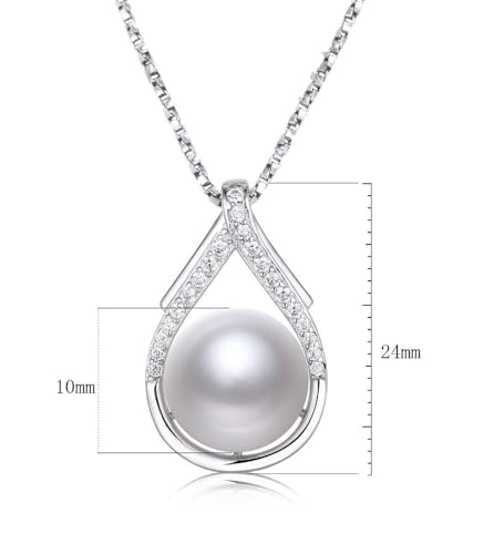 Thumbnail 3 de NONNYLLEI Pearl Necklace — 10–11mm Freshwater Pearls, 18in Gold-Plated Chain