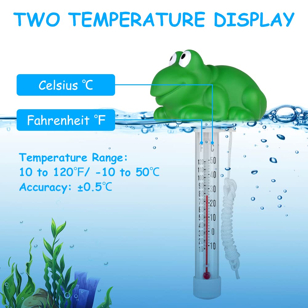Thumbnail 2 de Thermomètre flottant de piscine OFFCUP avec ficelle « grenouille »
