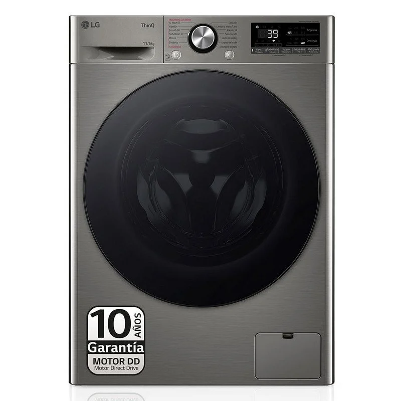 Detalle de LG F4DR7011AGS Lavasecadora 11Kg/6Kg