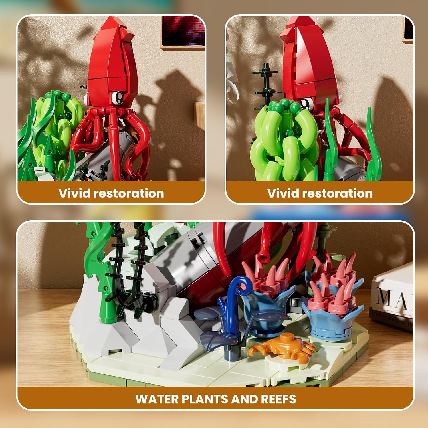 Thumbnail 4 de Mould King 10174 Tintenfisch Bauspielset 416 Teile 🧩
