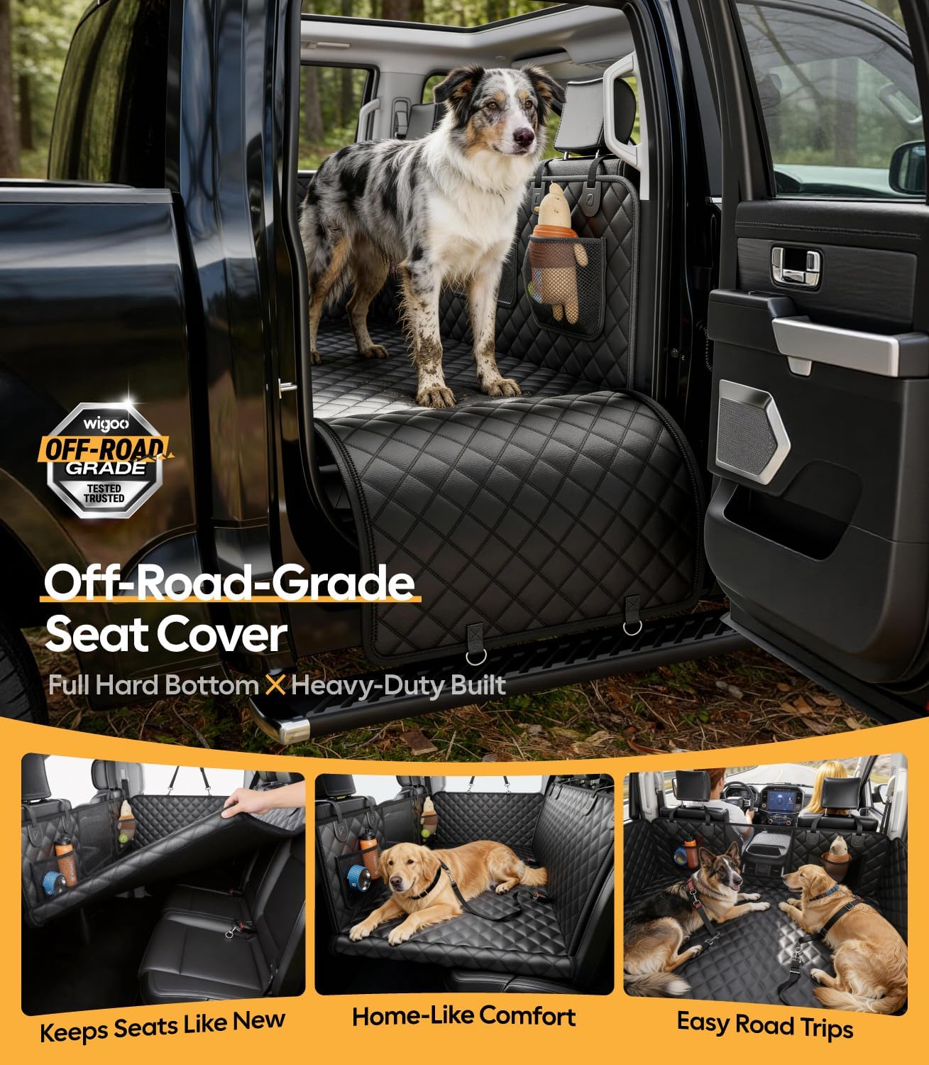 Detalle 2 de Wigoo Dog Car Seat Cover, Size L
