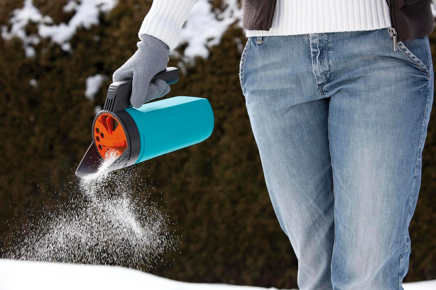 Thumbnail 1 de GARDENA small caster S (3255-20) spreader for salt, sand, grit, fertiliser and seed