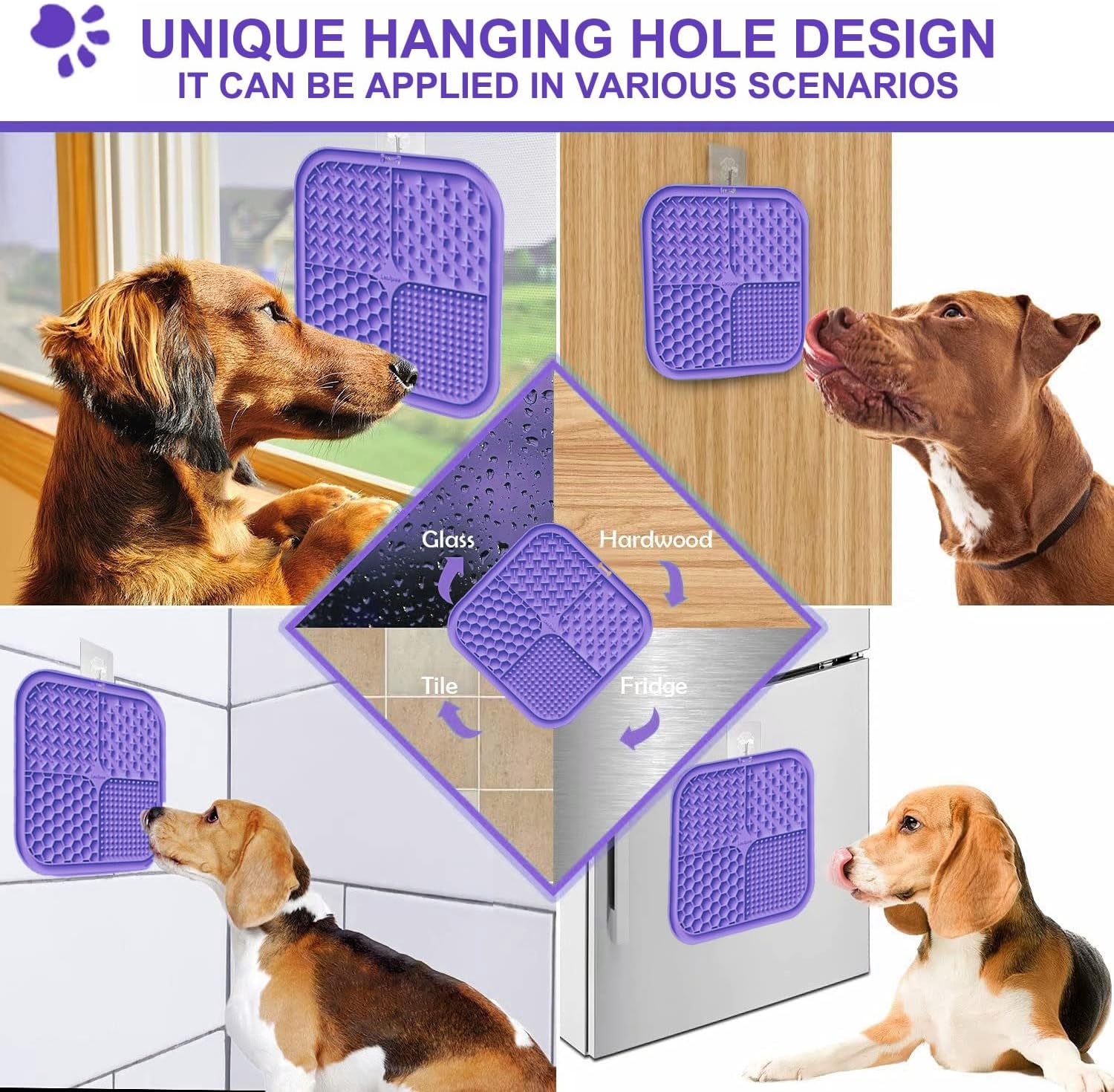 Detalle 2 de Lesipee Leckmatte Langsamfütterer Hund & Katze