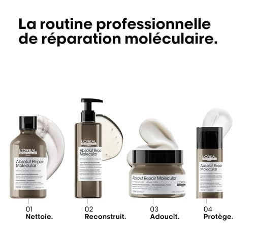 Detalle de L'Oréal Professionnel Masque Réparateur Concentré Absolut Repair Molecular – 300 ml