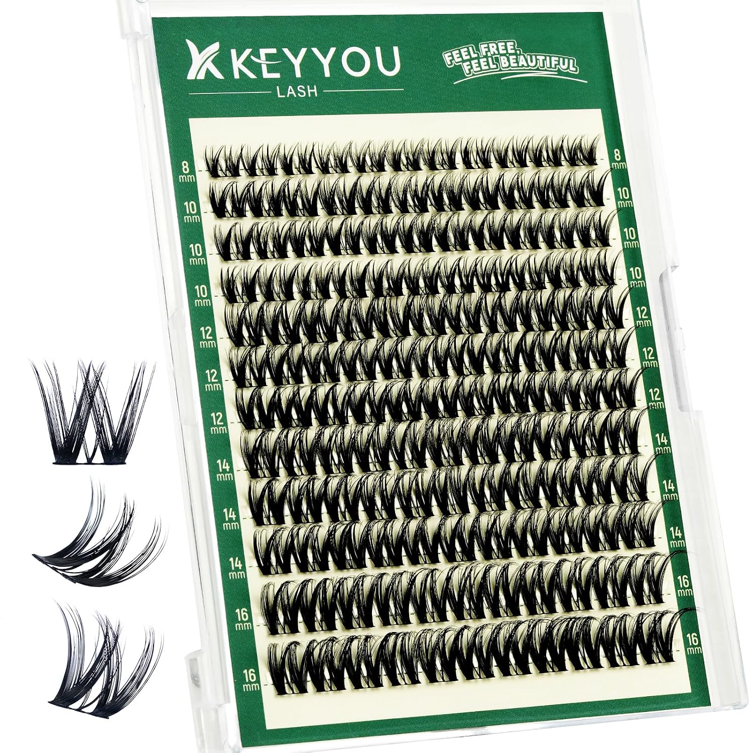 Detalle de KEYYOU Wimpern Extensions D Curl 132