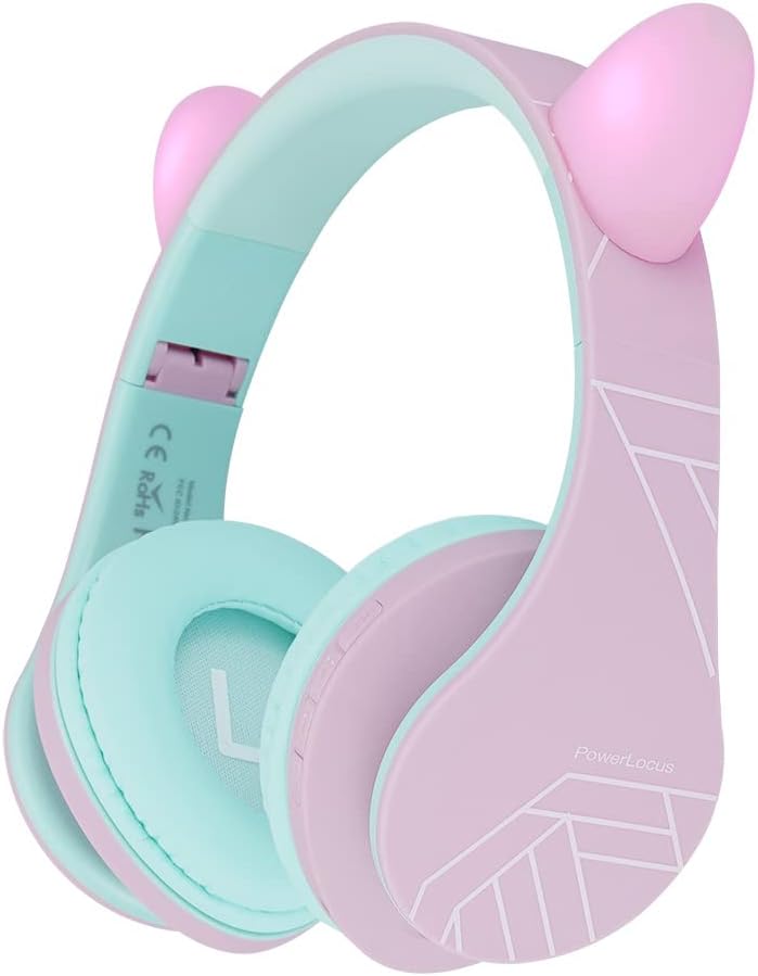 Detalle de PowerLocus P2 Kids wireless headphones 85 dB
