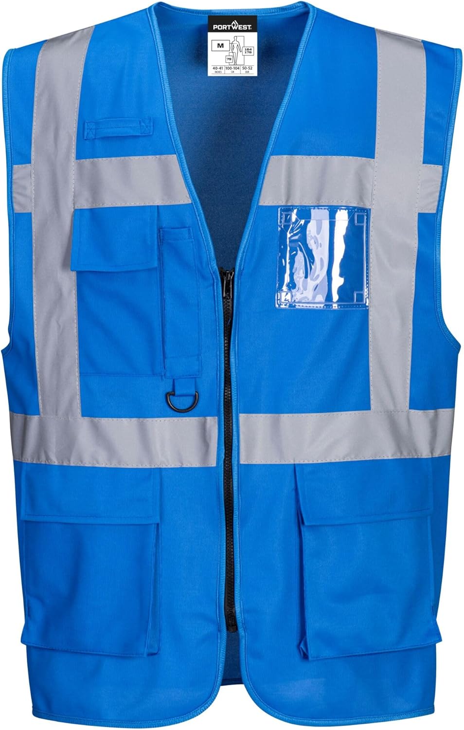 Portwest F476RBRXL Gilet Executive Iona – Blu Royal, XL
