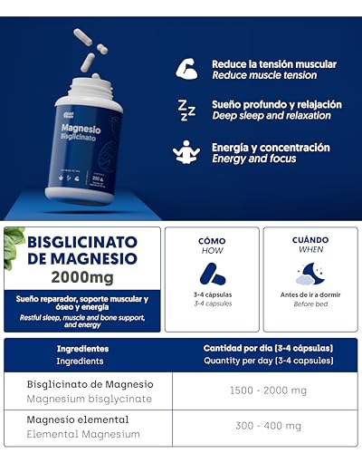 Thumbnail 5 de NUTRIBRAIN Magnesio Bisglicinato 250 cápsulas 🌿