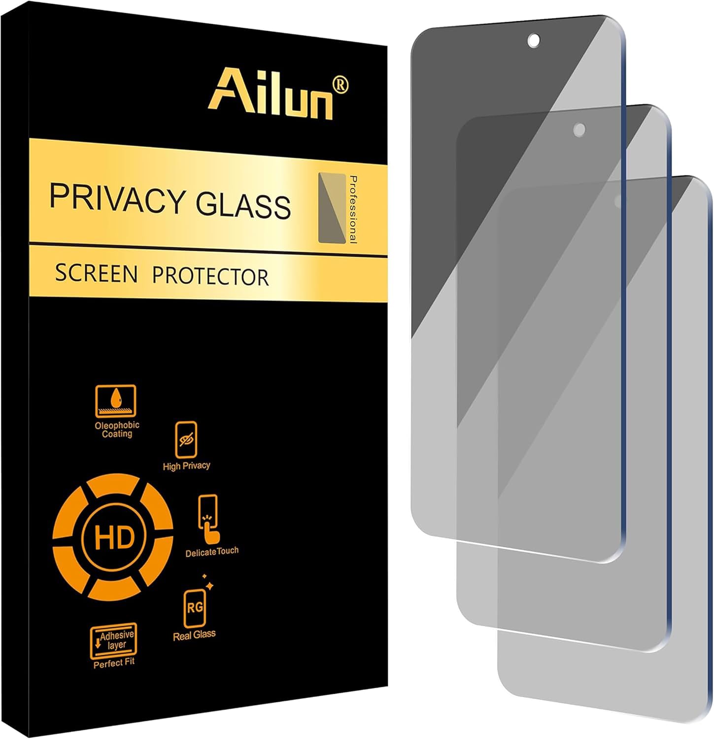 Detalle de Ailun Privacy Screen for iPhone 16 Plus