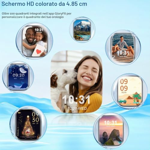 Detalle de Matast 2026 Smartwatch Uomo Donna — 1.91", oltre 100 modalità sportive, monitoraggio salute e chiamate al polso