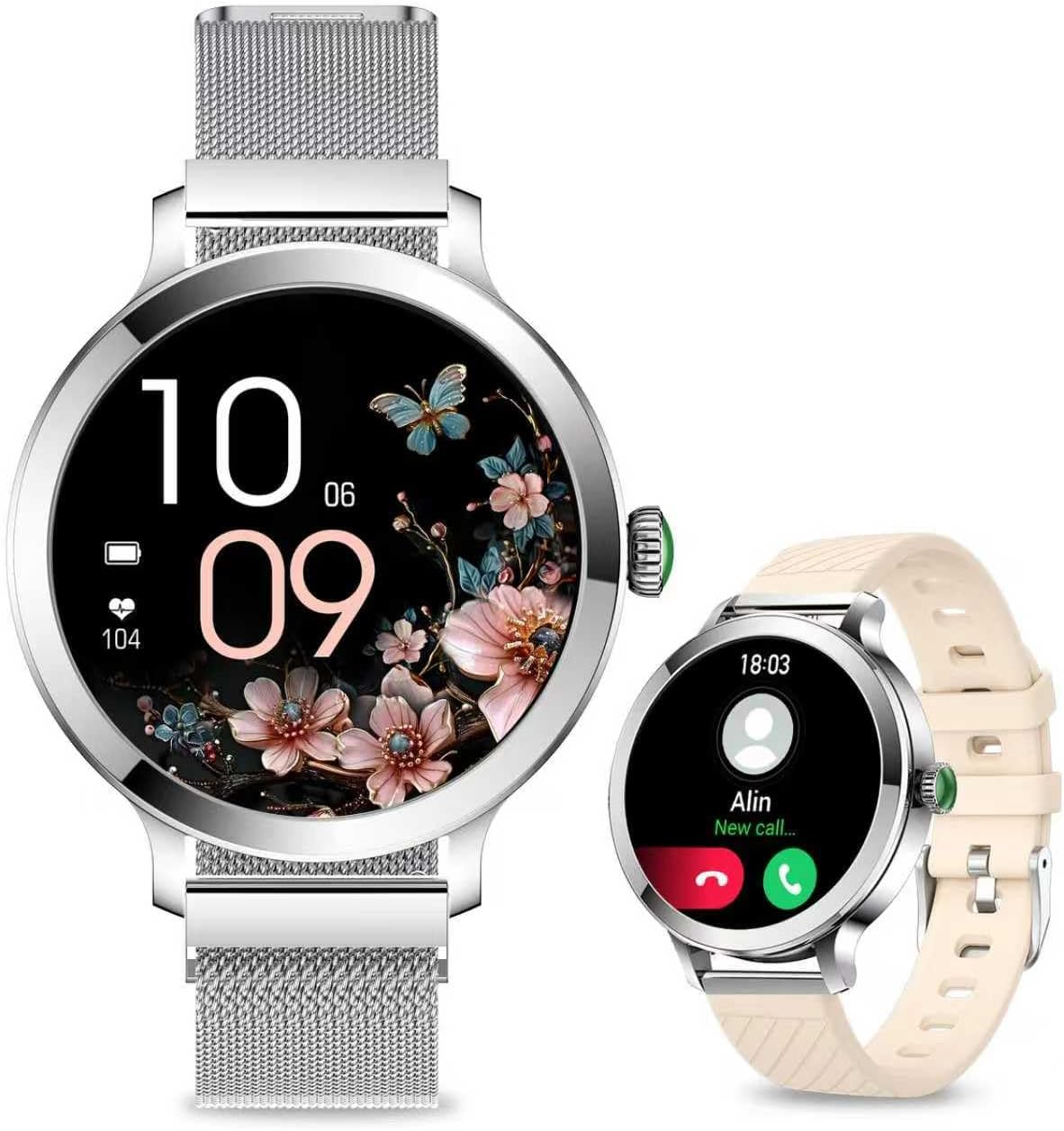 Detalle de Efolen Smart Watch for Women: 1.1" AMOLED, IP68, Bluetooth Calls and 100+ Fitness Modes