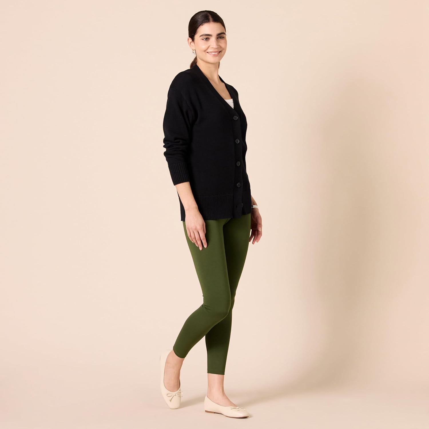 Thumbnail 4 de Amazon Essentials Damen Ponte-Leggings mit breitem Komfortbund (auch in Übergröße)