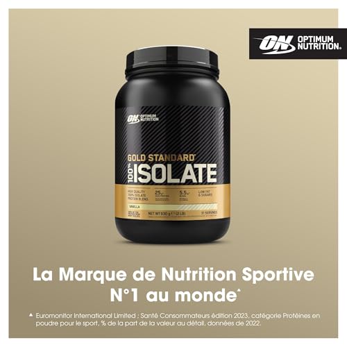 Thumbnail 1 de Optimum Nutrition Gold Standard 100% Isolate – Protéine de Whey, 930 g