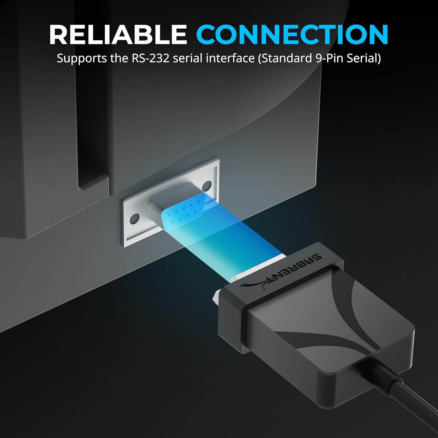 Thumbnail 4 de Sabent USB-C to DB9 RS-232 Adapter CB-D9C3