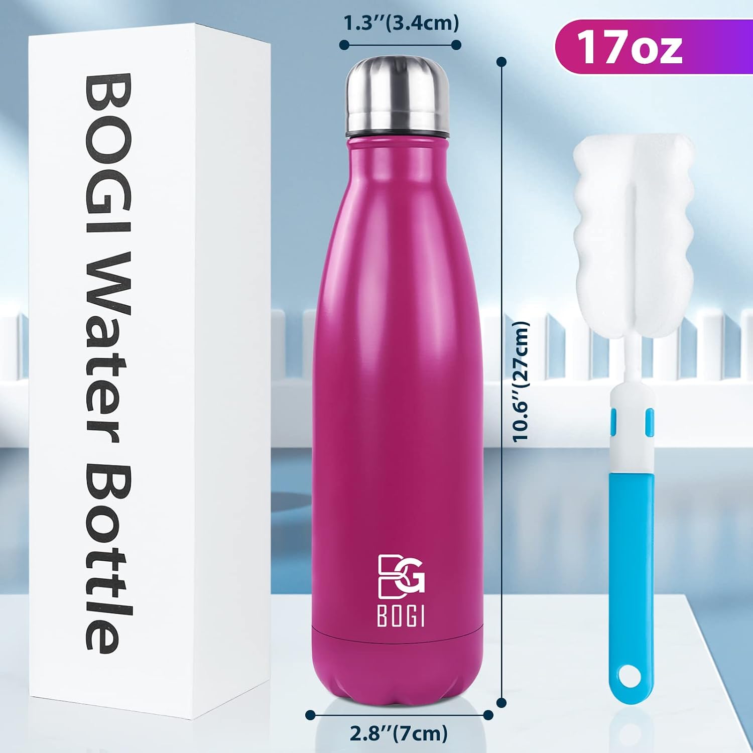 Detalle 2 de Bogi 17oz travel mug, double‑walled
