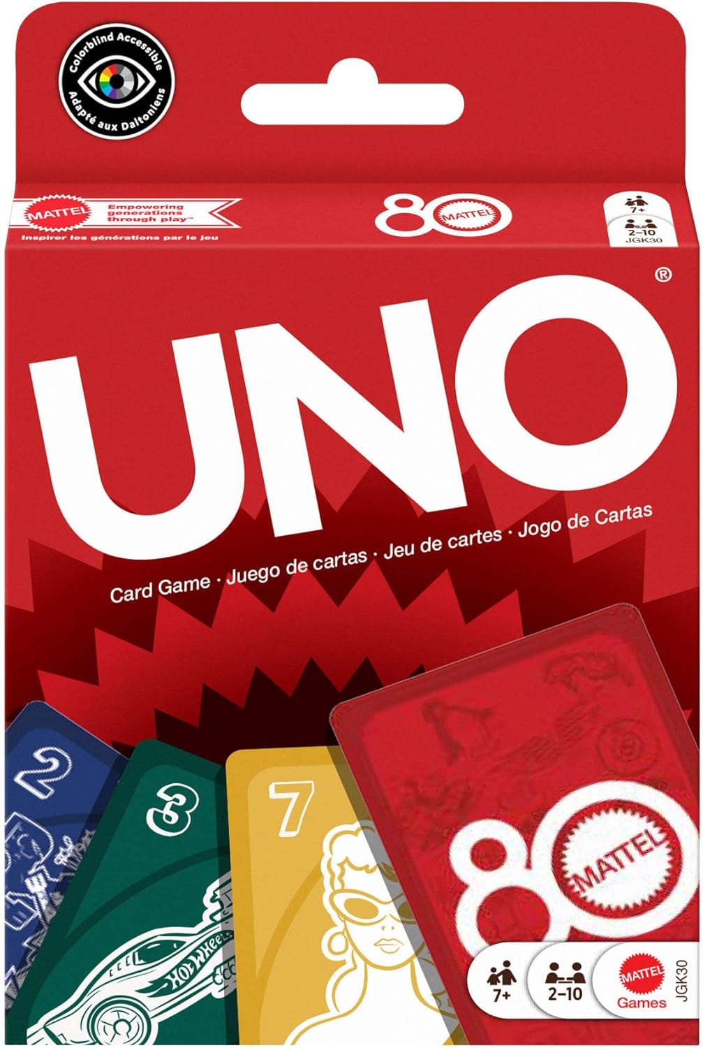 Thumbnail 6 de Mattel Games UNO Édition Platinum (HPY61) – jeu de cartes premium pour soirées, voyages et fêtes