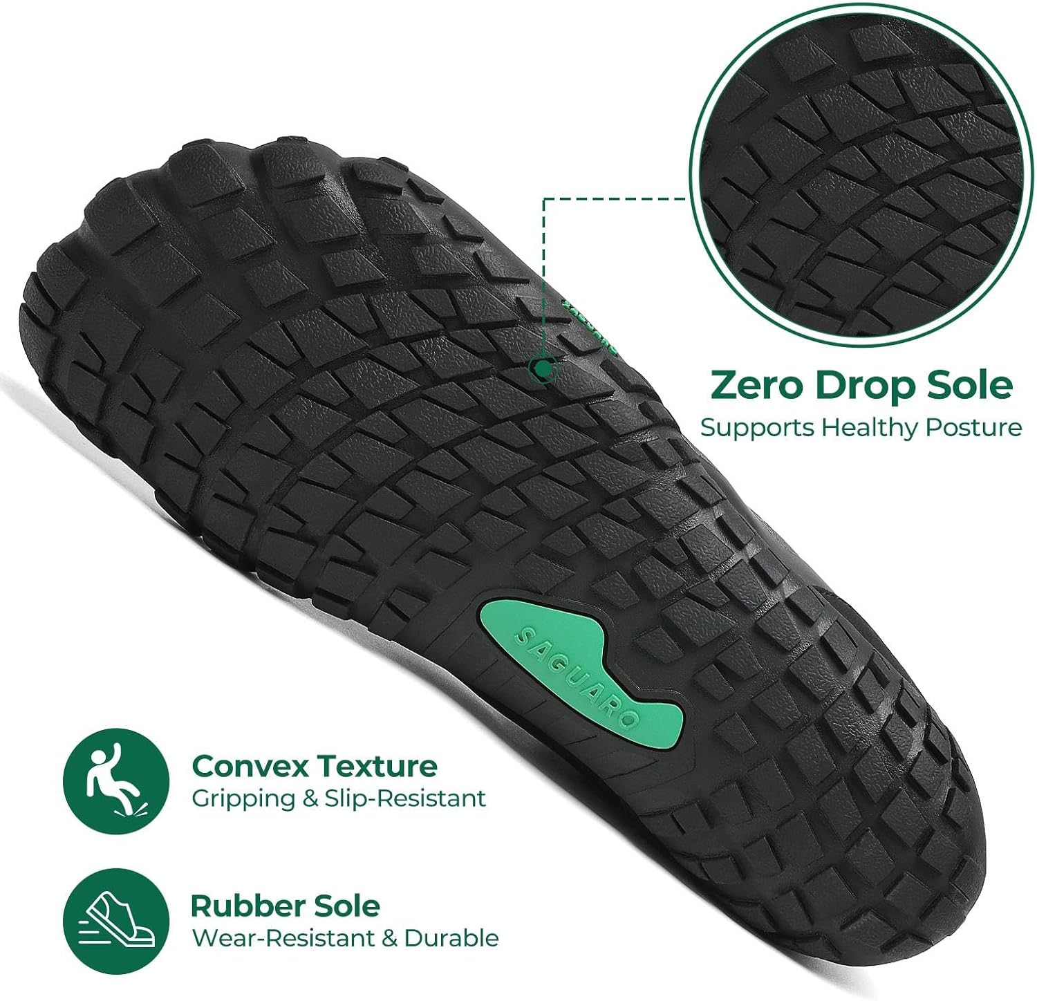 Thumbnail 4 de SAGUARO Zapatillas Barefoot Mujer Trail Ligera