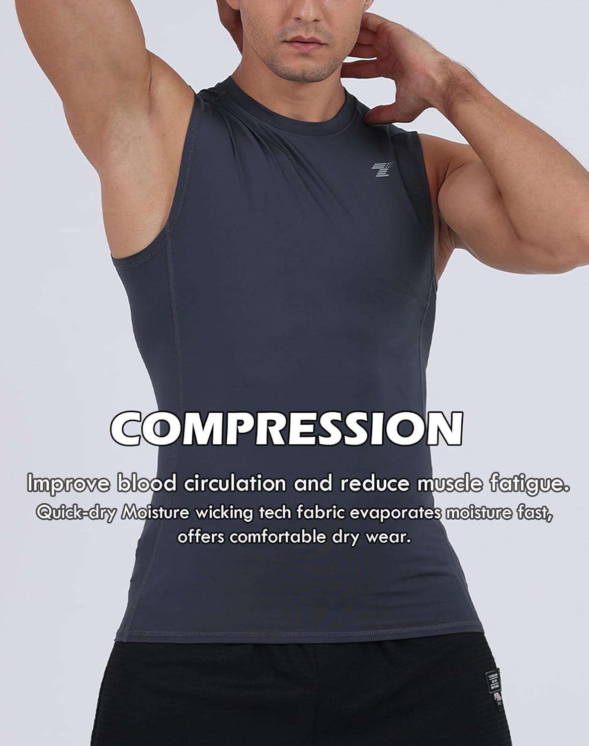 Thumbnail 4 de TELALEO 5 Pack Men's Athletic Compression Shirts