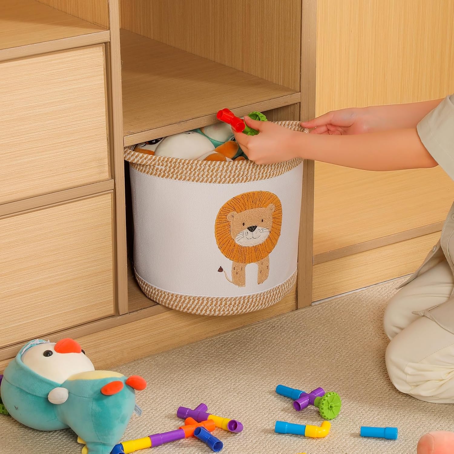 Detalle de Tidelit lion kids laundry basket 21 L
