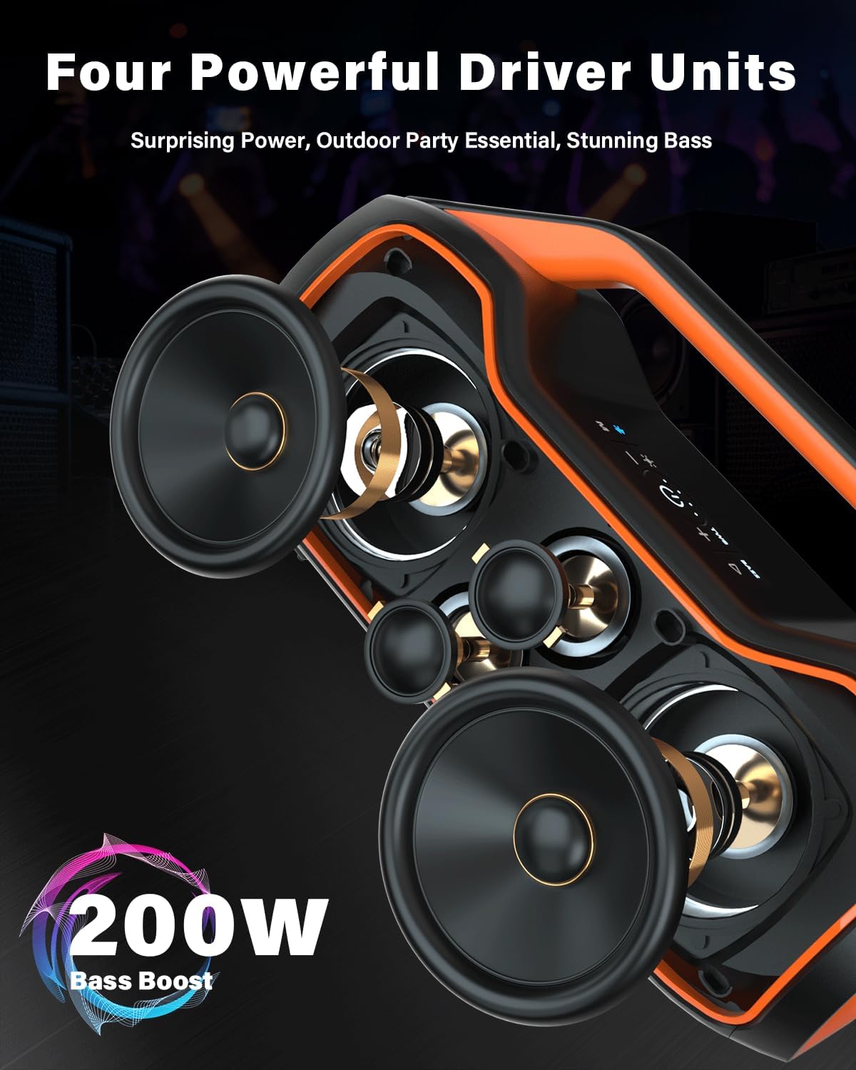 Thumbnail 2 de Portable Bluetooth Speaker Wireless with 200W Peak Power