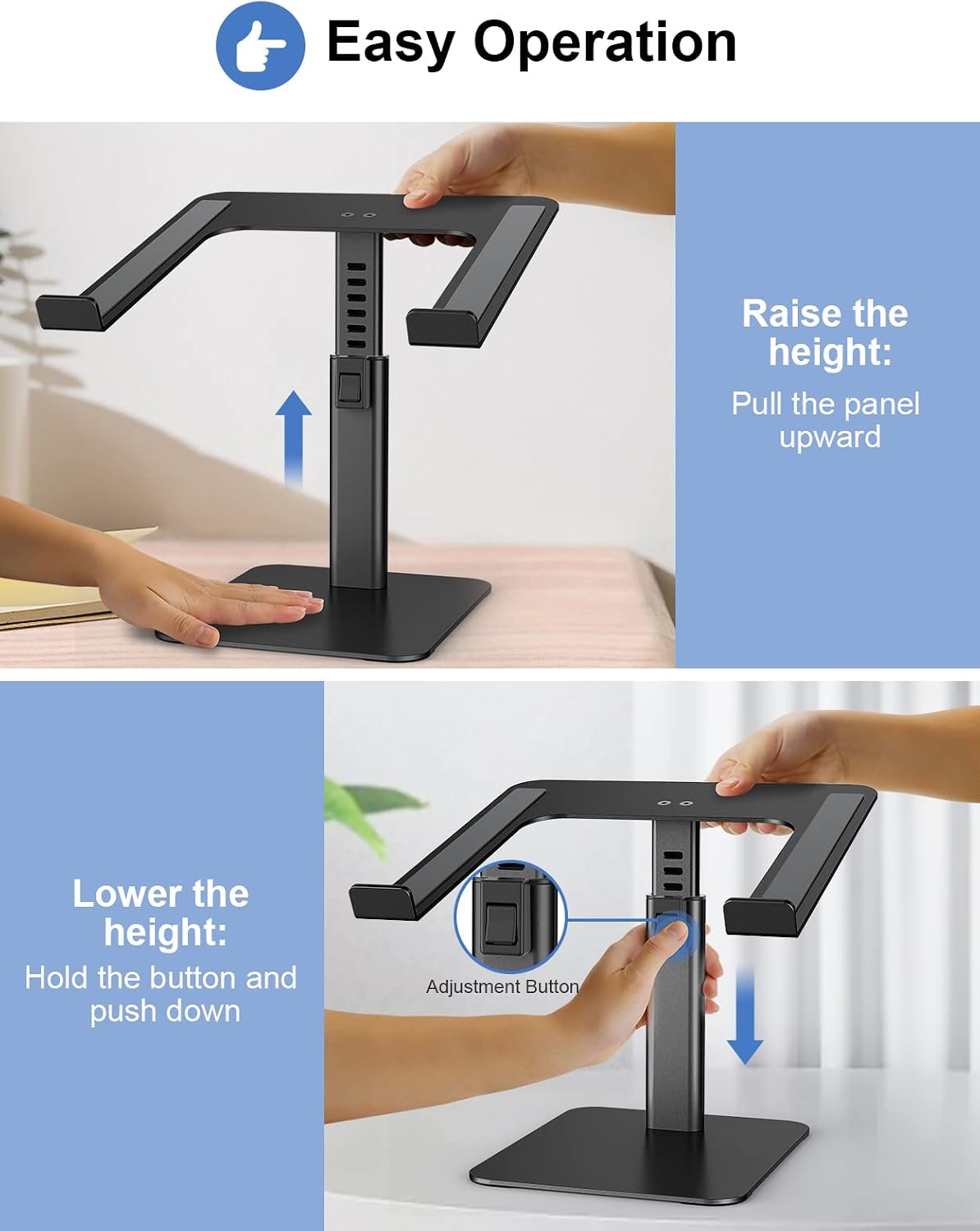 Detalle de Babacom Laptop Stand for Desk, 10-16 inch