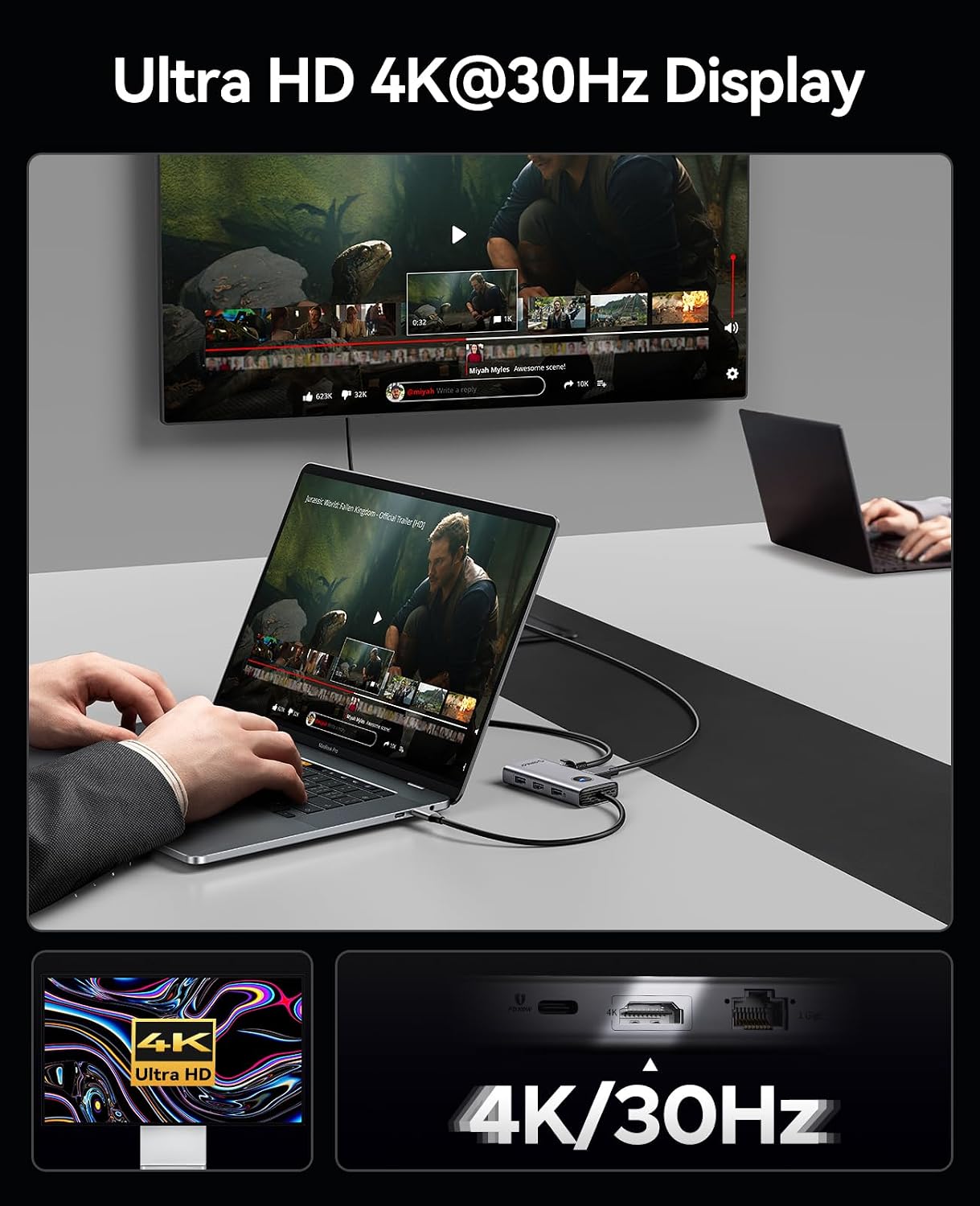 Thumbnail 2 de ORICO Docking Station 6 in 1 USB C Hub