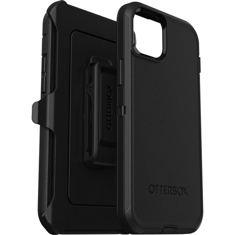 Detalle 2 de Funda OtterBox Defender Cover PC y goma negra para iPhone 15 Plus