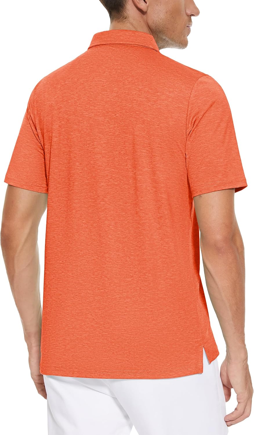 Detalle de TACVASEN Men's Golf Polo Shirt, Lightweight Quick-Dry, 3-Button