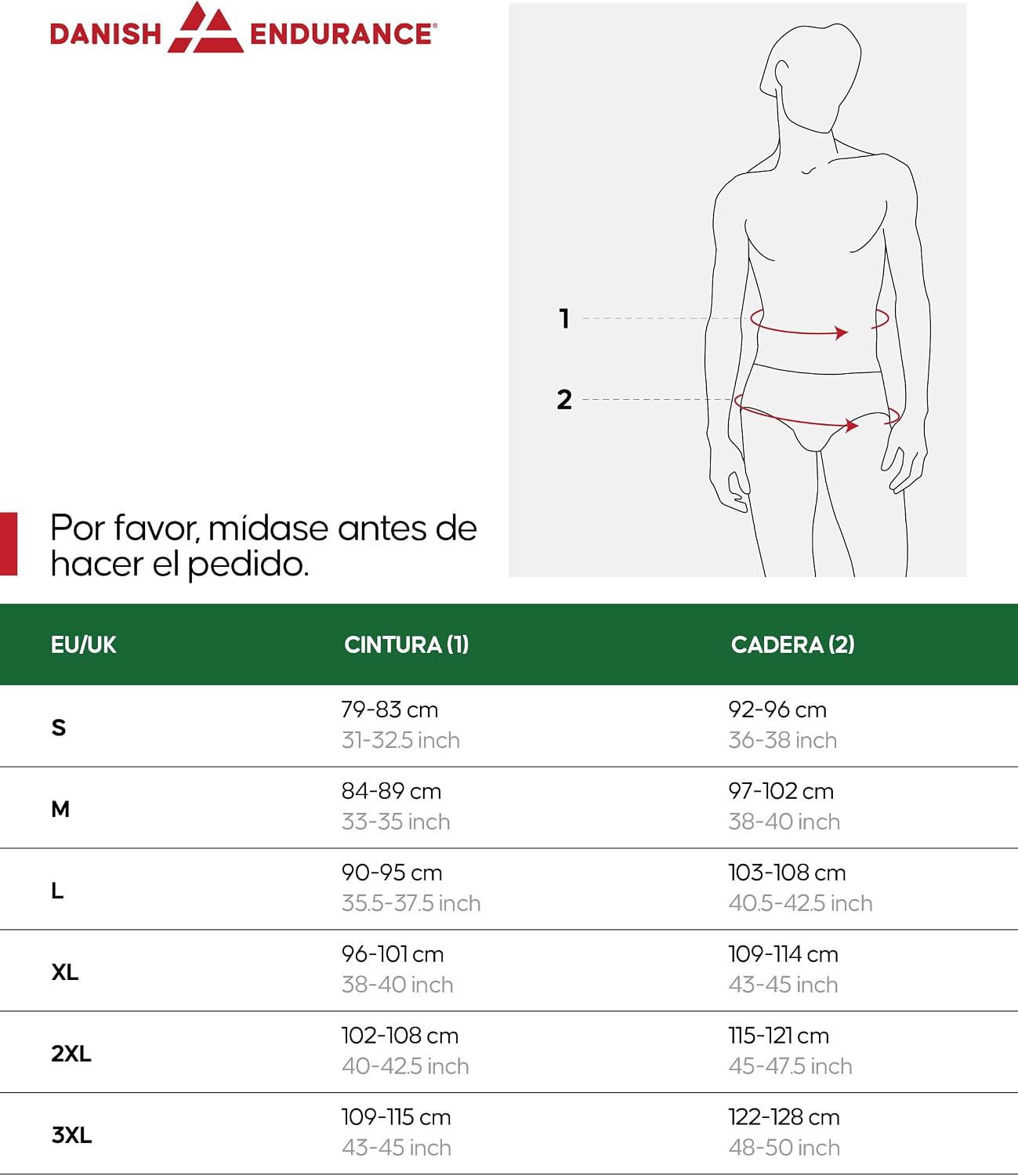 Thumbnail 5 de Danish Endurance Sports Trunks 3-Pack 90% poliéster