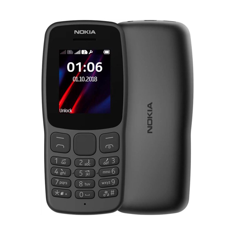 Detalle 2 de Nokia 106 Policarbonato: batería de larga duración y resistencia para uso profesional