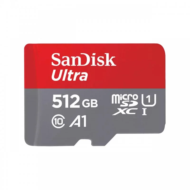 SanDisk Ultra microSDXC 512GB UHS-I A1 Clase 10 con Adaptador