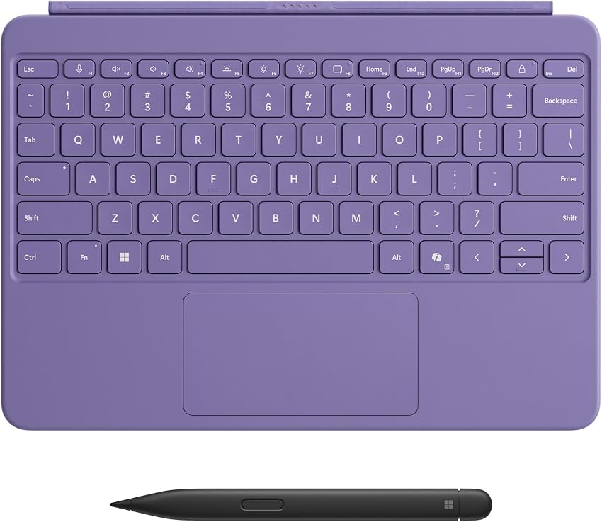 Detalle de Microsoft Surface Pro 12'' Teclado Violeta con Slim Pen 🎨