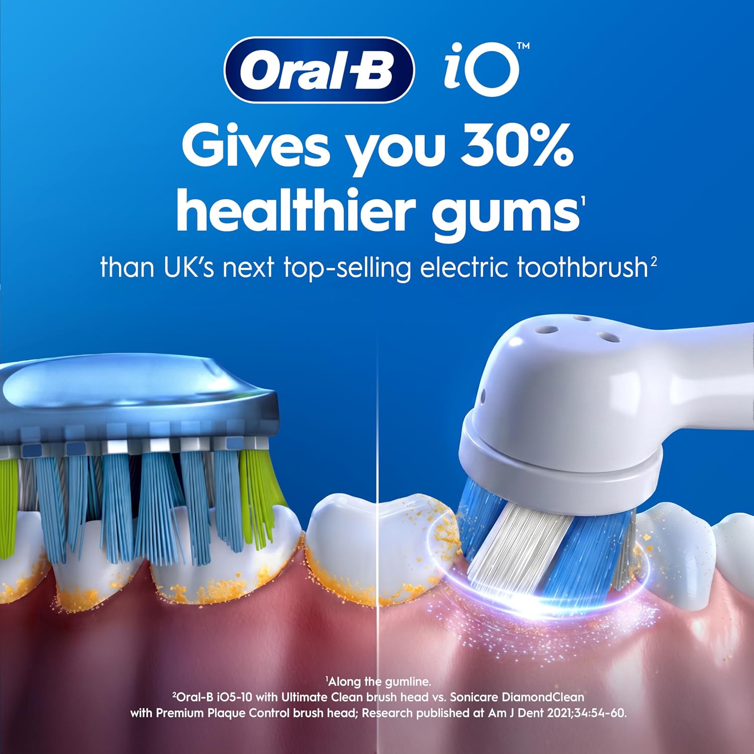 Thumbnail 6 de Oral-B iO3 Ultimate Clean Electric Toothbrush – Blush Pink